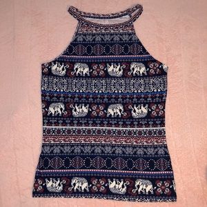 Elephant tank top, size small